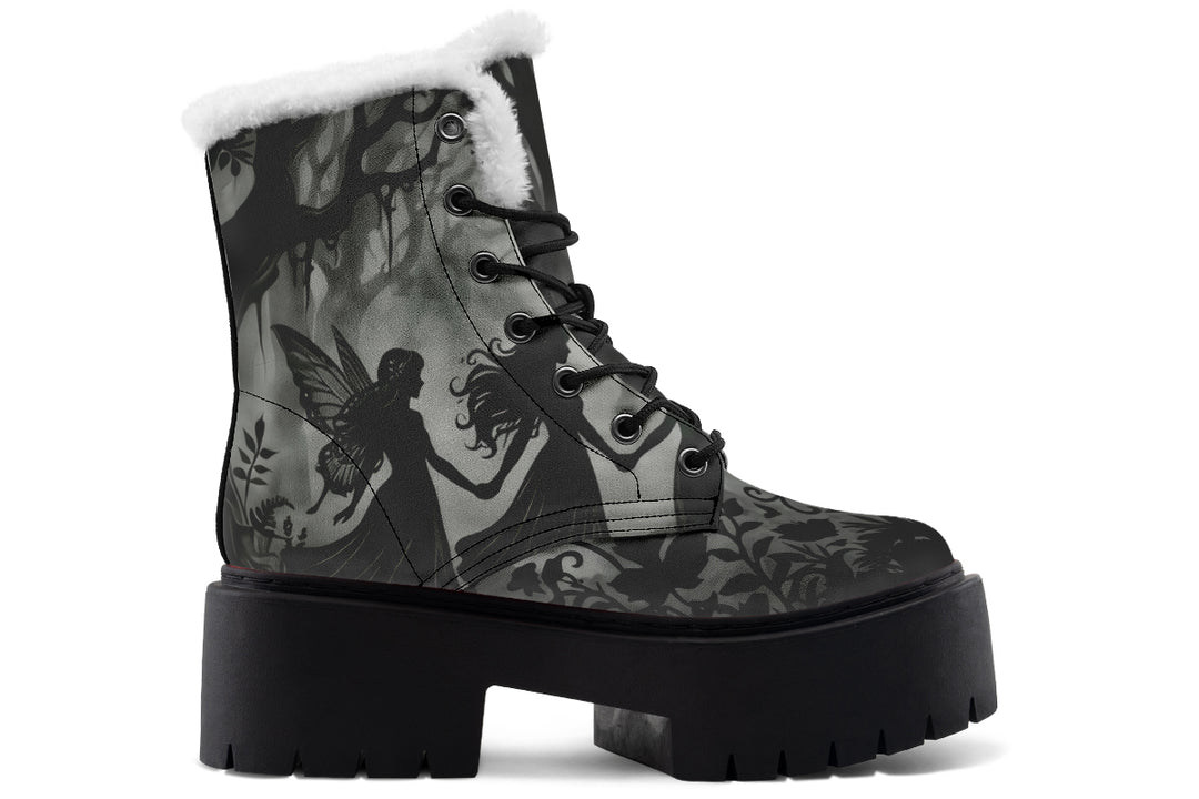 Night Dance Platform Winter Boots