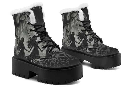 Night Dance Platform Winter Boots