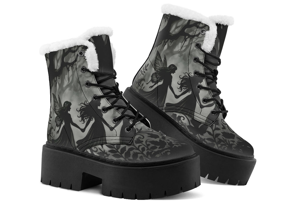 Night Dance Platform Winter Boots