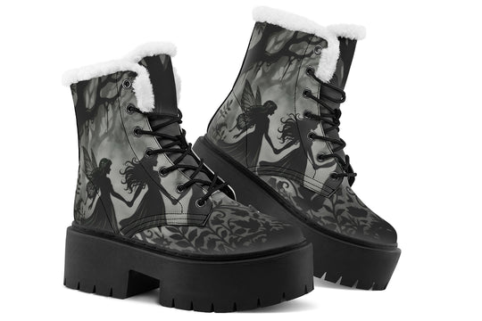 Night Dance Platform Winter Boots
