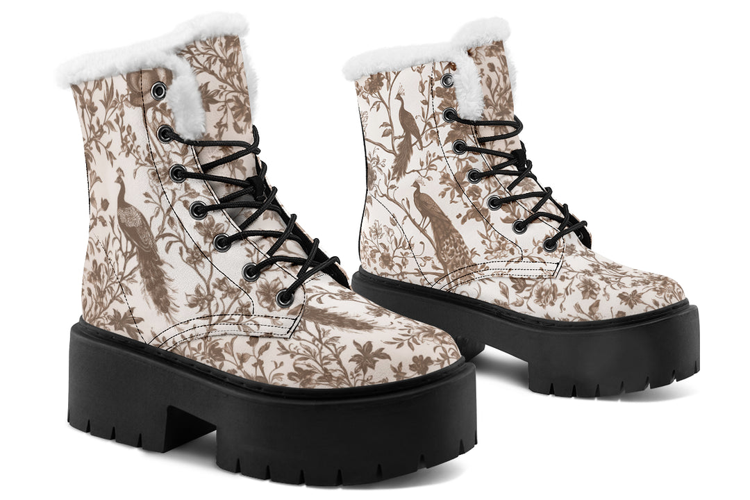 Palatial Platform Winter Boots