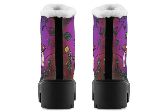 Rainbow Herbology Platform Winter Boots