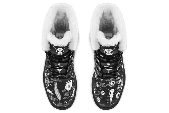 Raven Study Platform Winter Boots