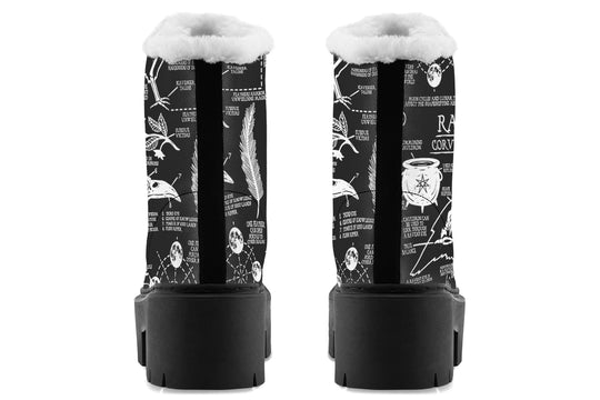 Raven Study Platform Winter Boots