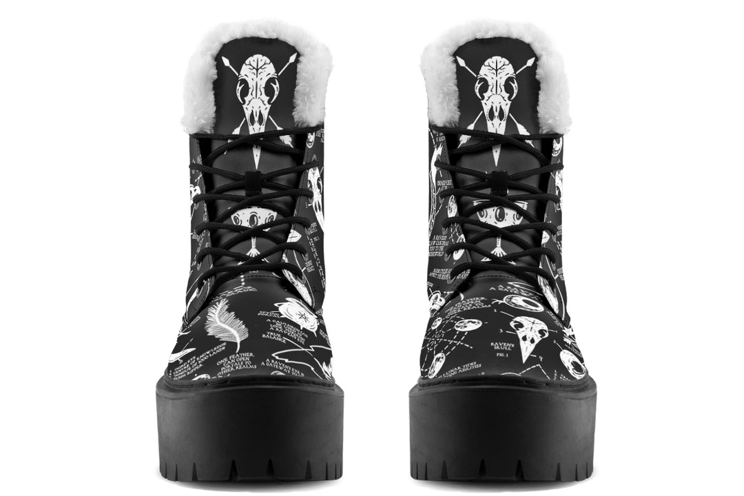 Raven Study Platform Winter Boots