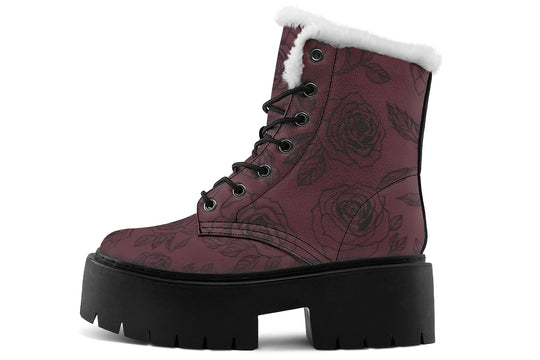 Rosa Aeterna Platform Winter Boots