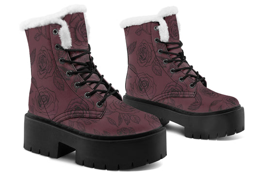 Rosa Aeterna Platform Winter Boots