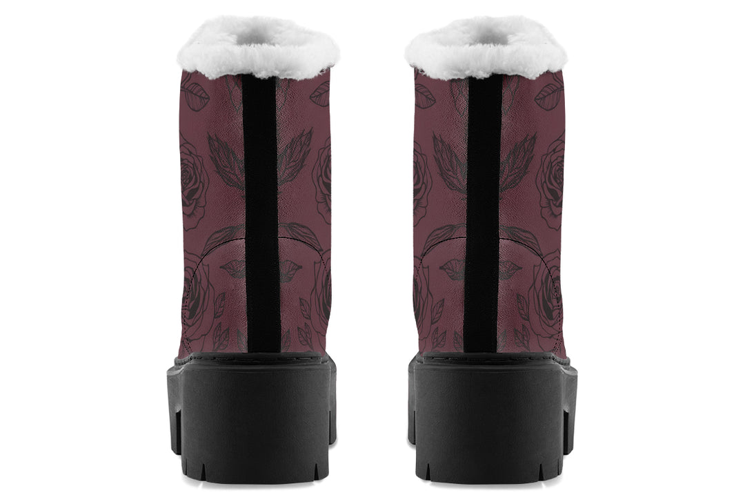 Rosa Aeterna Platform Winter Boots