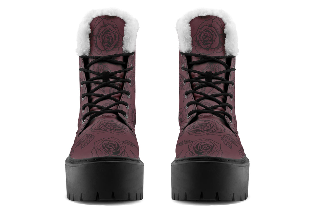 Rosa Aeterna Platform Winter Boots
