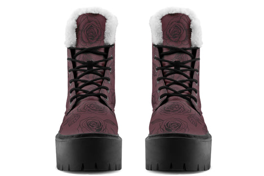 Rosa Aeterna Platform Winter Boots