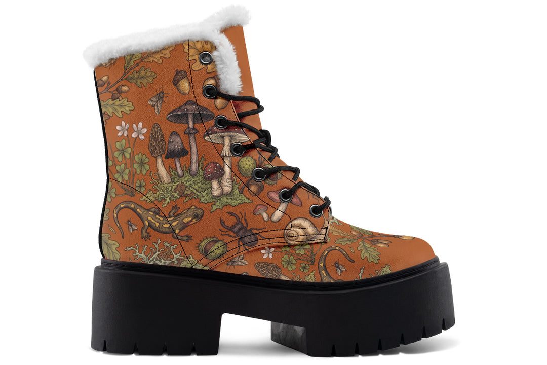 Salamander Gaze Platform Winter Boots