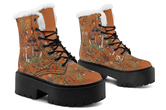 Salamander Gaze Platform Winter Boots