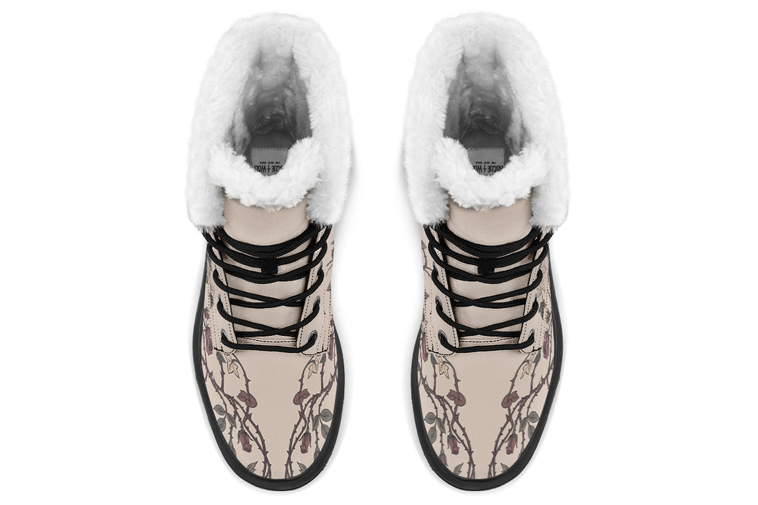 Sky Rose Platform Winter Boots
