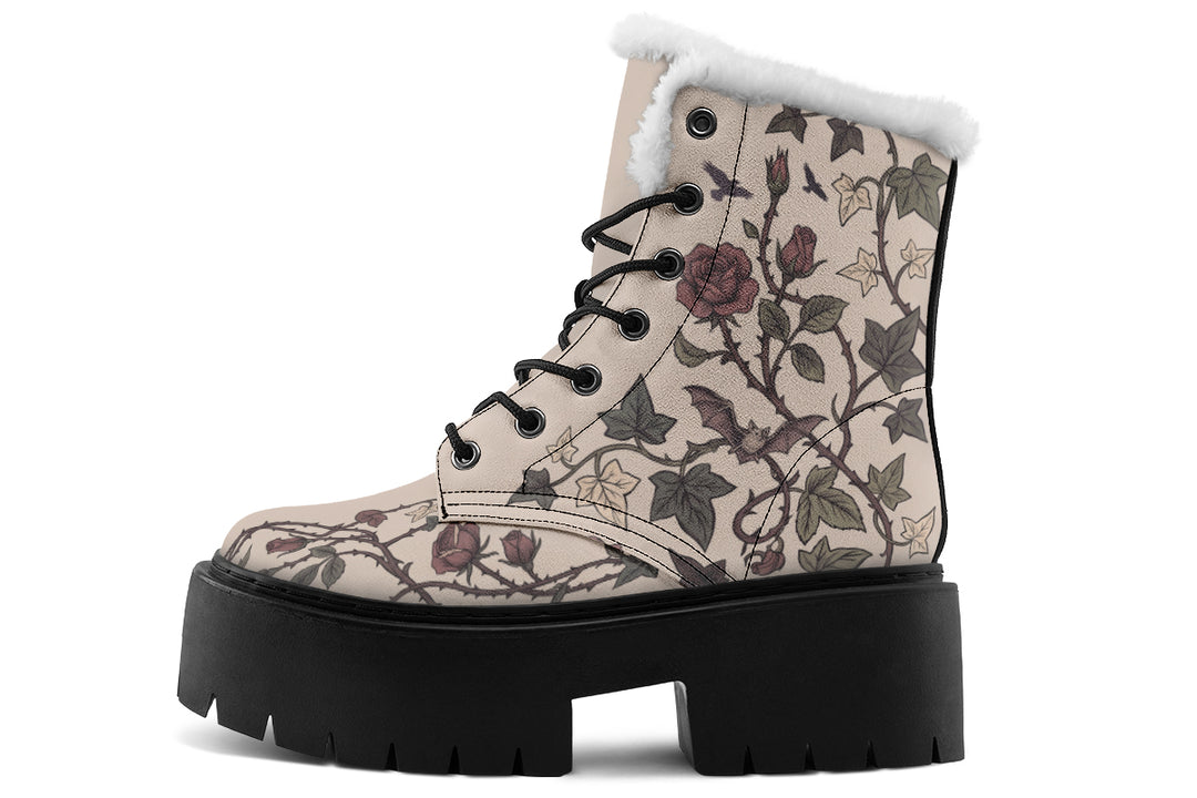 Sky Rose Platform Winter Boots