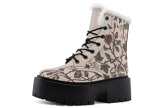 Sky Rose Platform Winter Boots