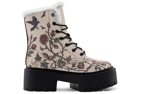 Sky Rose Platform Winter Boots