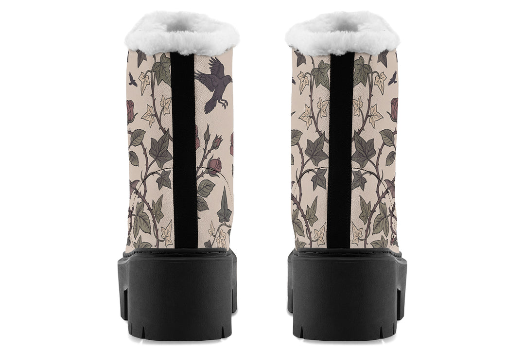 Sky Rose Platform Winter Boots