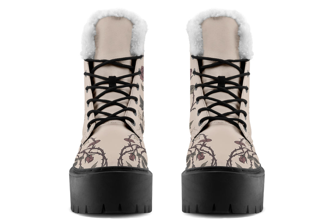 Sky Rose Platform Winter Boots