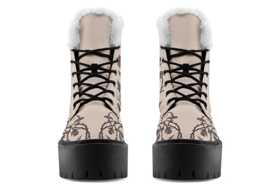Sky Rose Platform Winter Boots