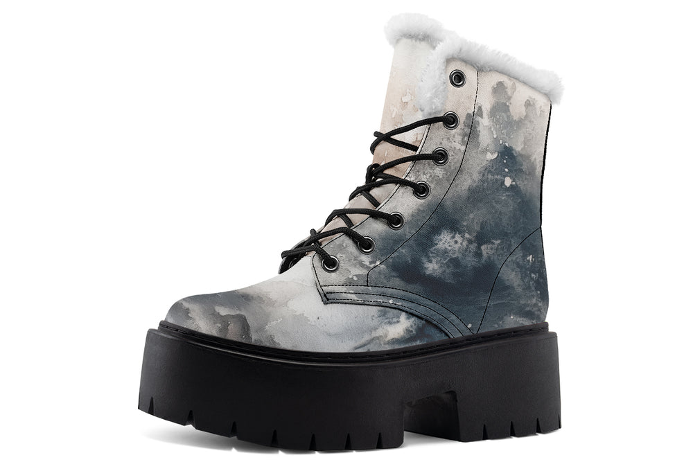 Smoke Platform Winter Boots