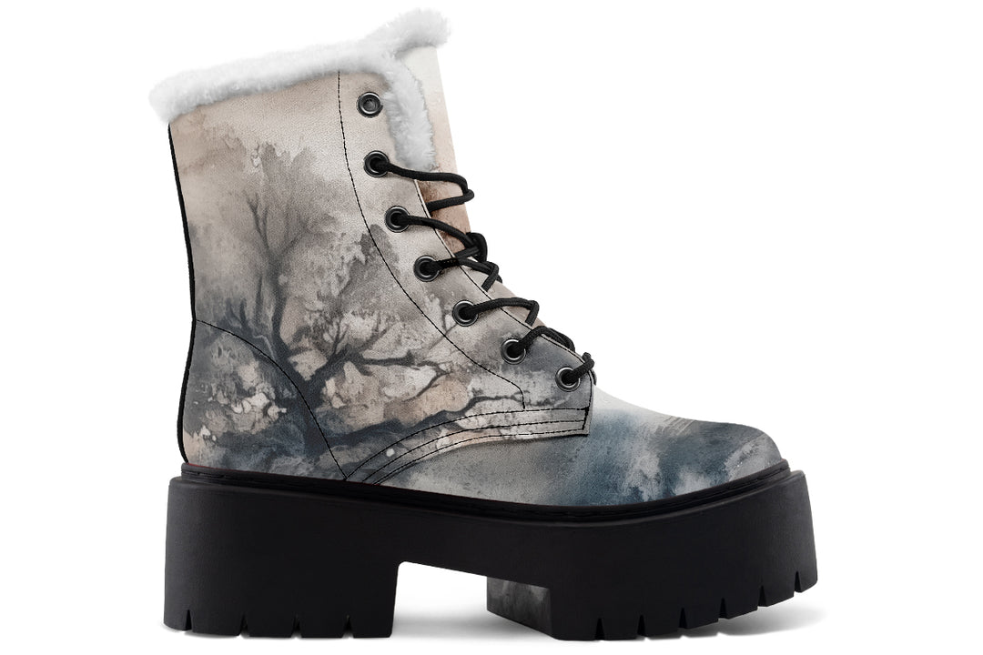 Smoke Platform Winter Boots