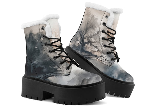 Smoke Platform Winter Boots