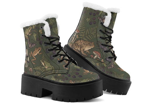 Toadstool Manor Platform Winter Boots
