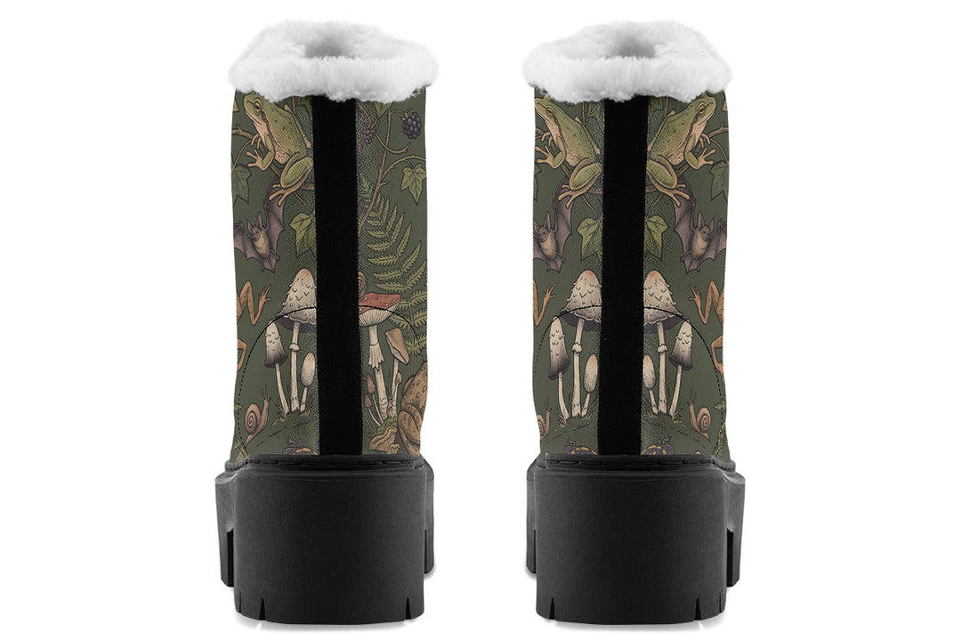 Toadstool Manor Platform Winter Boots