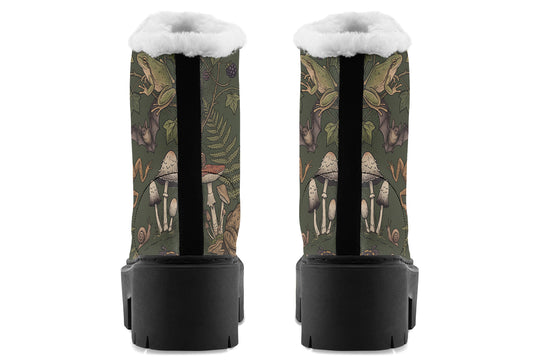 Toadstool Manor Platform Winter Boots