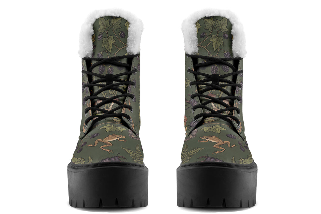 Toadstool Manor Platform Winter Boots