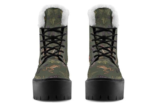 Toadstool Manor Platform Winter Boots