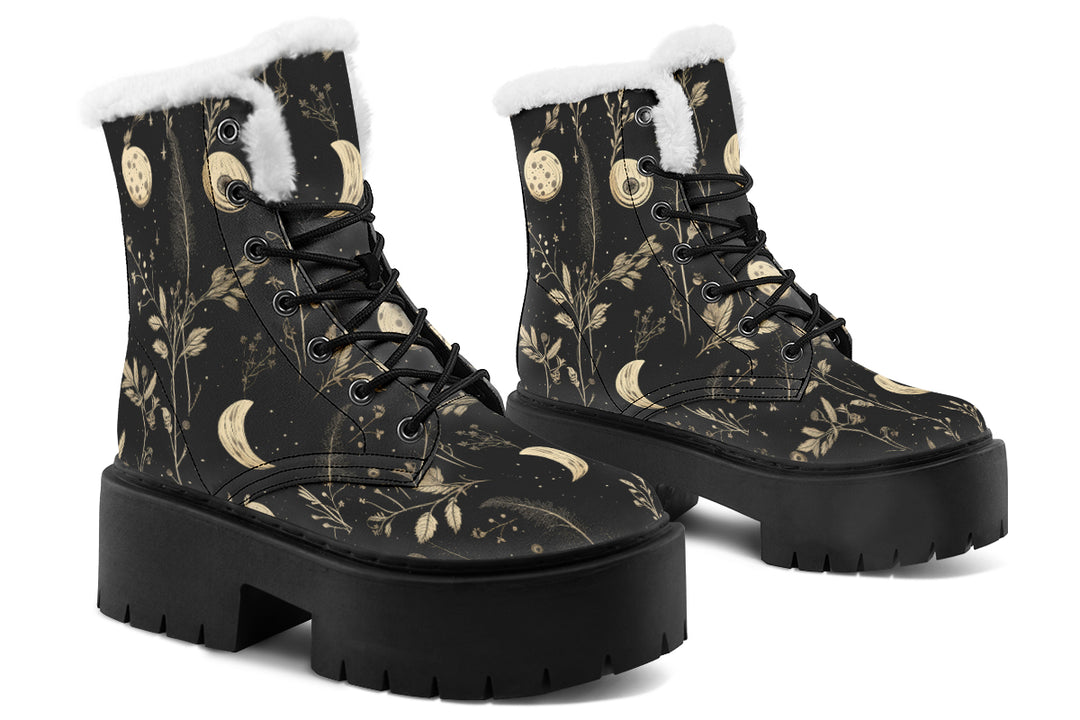 Twilight Garden Platform Winter Boots