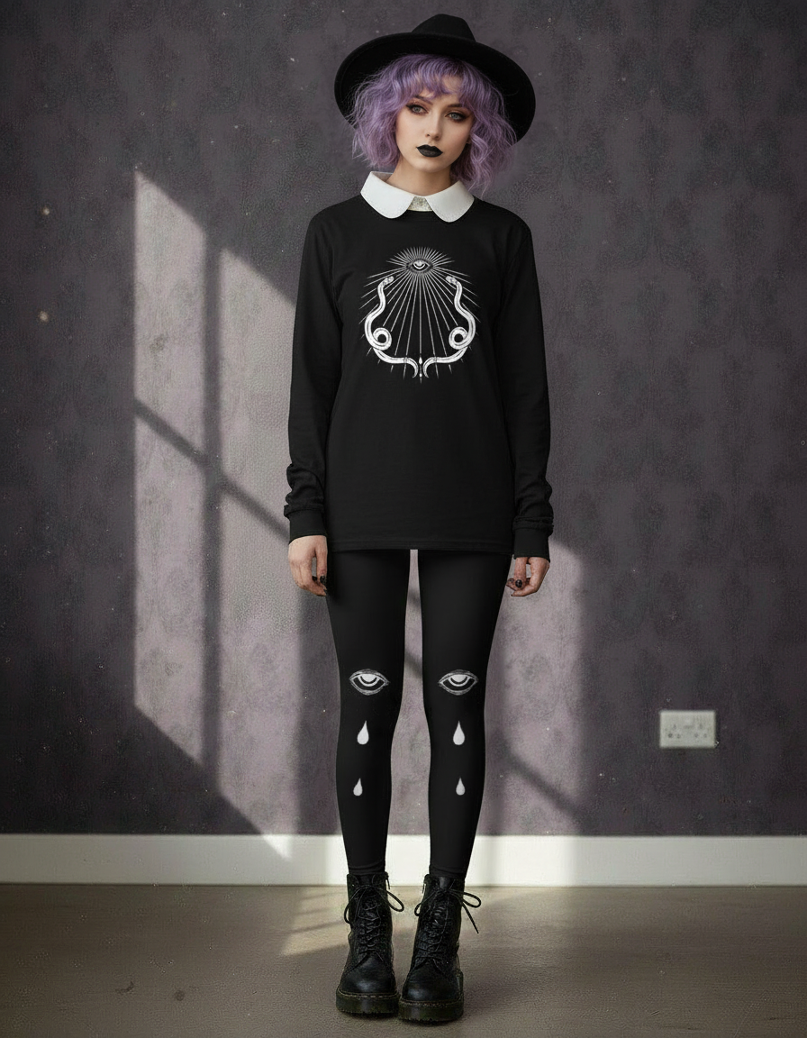 Serpents’ Gaze Long Sleeve Tee