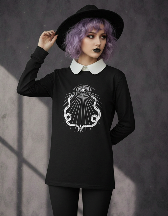 Serpents’ Gaze Long Sleeve Tee