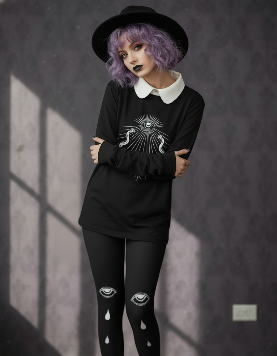 Serpents’ Gaze Long Sleeve Tee