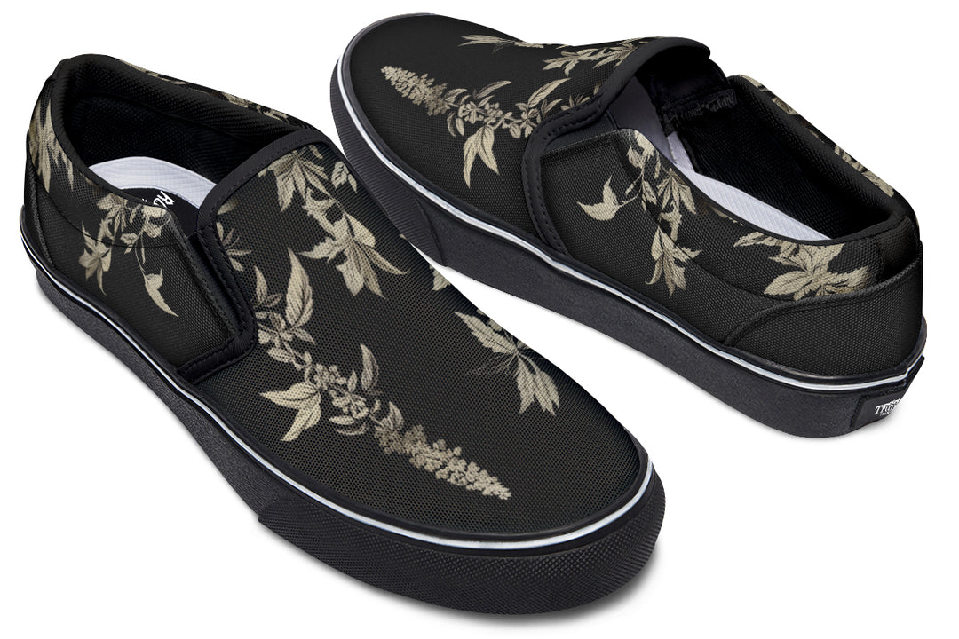 Black Night Ivy Slipons