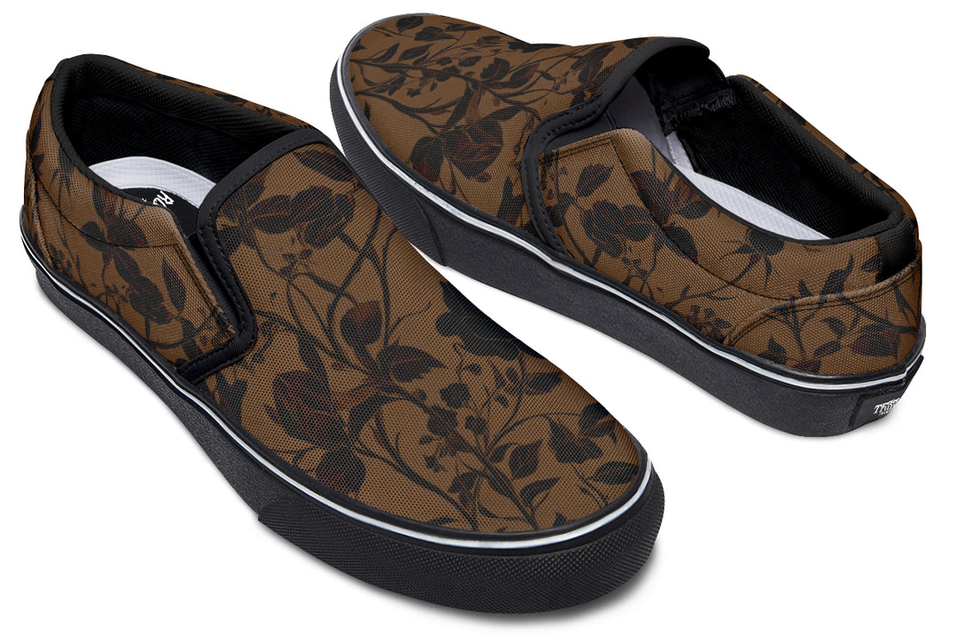 Sepia Rose Romance Slipons