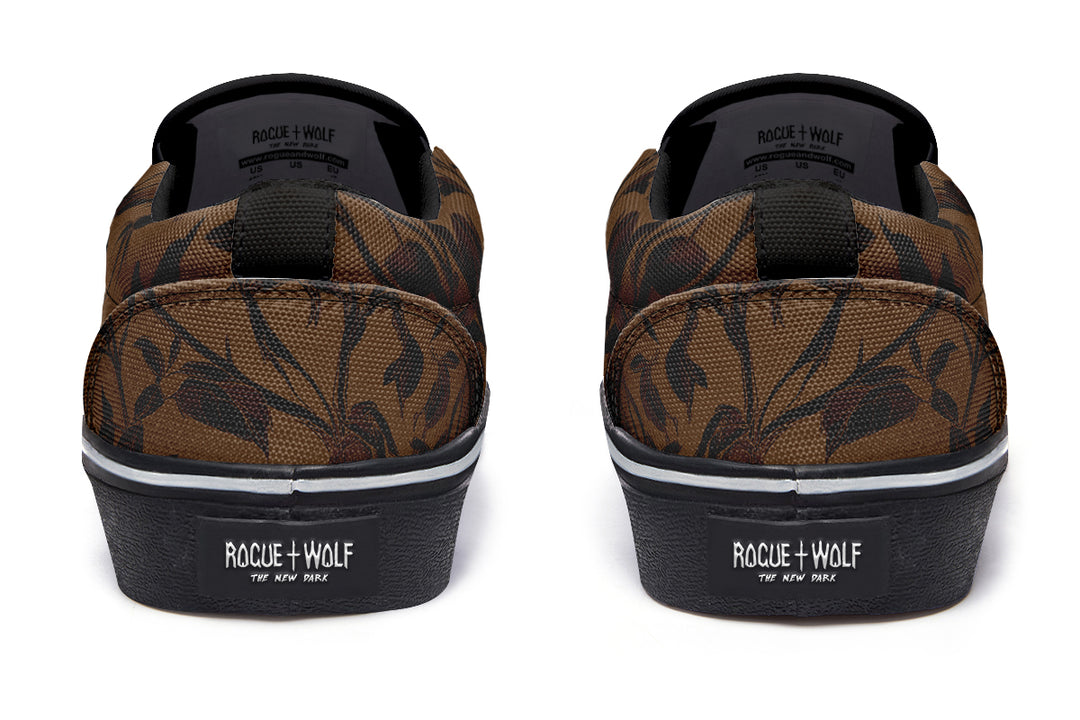 Sepia Rose Romance Slipons
