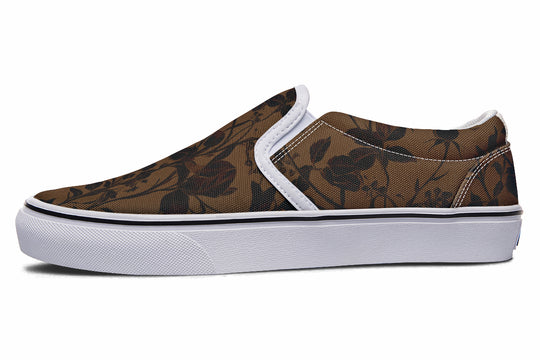 Sepia Rose Romance Slipons