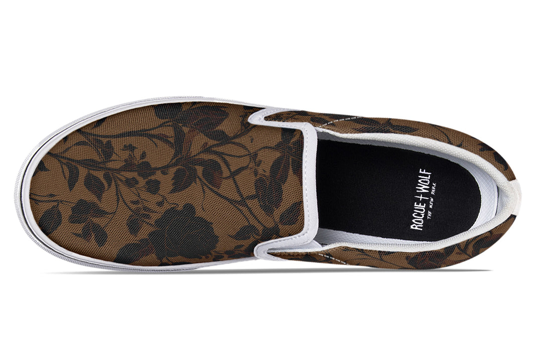 Sepia Rose Romance Slipons