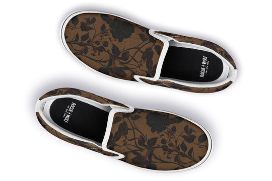 Sepia Rose Romance Slipons