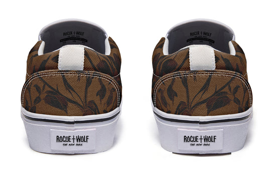 Sepia Rose Romance Slipons