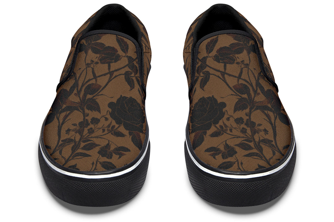 Sepia Rose Romance Slipons