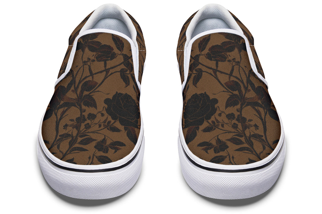Sepia Rose Romance Slipons