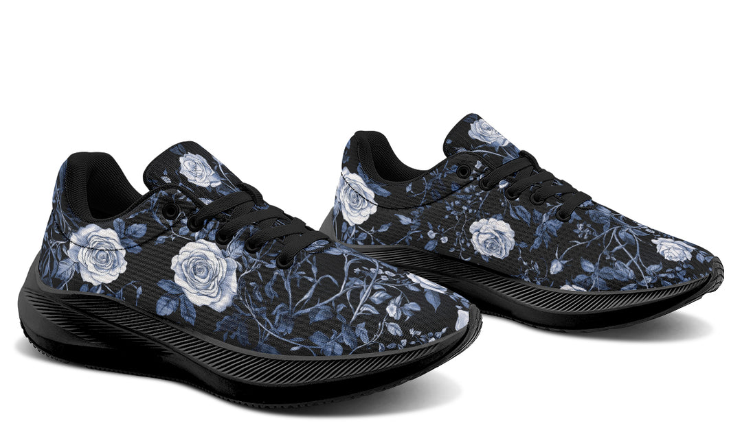 Blue Rose Romance Sneakers