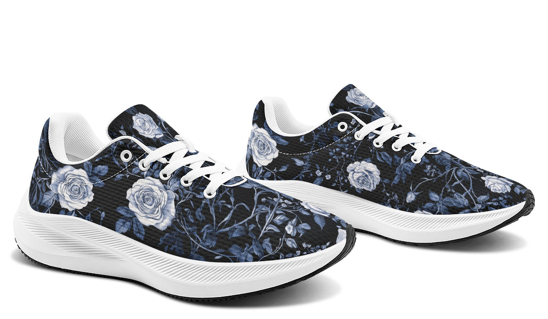 Blue Rose Romance Sneakers