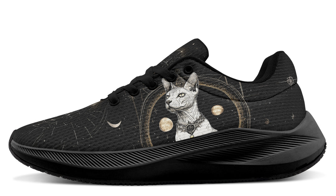 Cosmic Sphynx Cat Sneakers