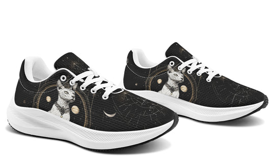 Cosmic Sphynx Cat Sneakers