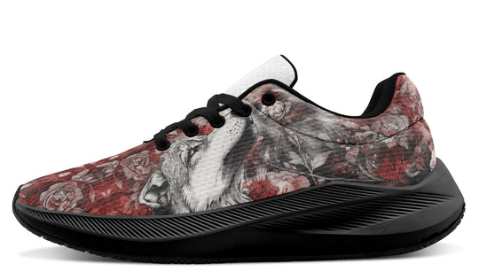 Crimson Wolf Sneakers