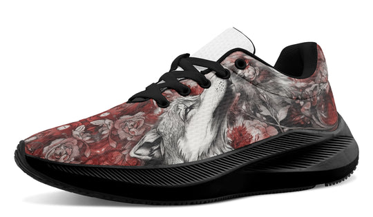 Crimson Wolf Sneakers